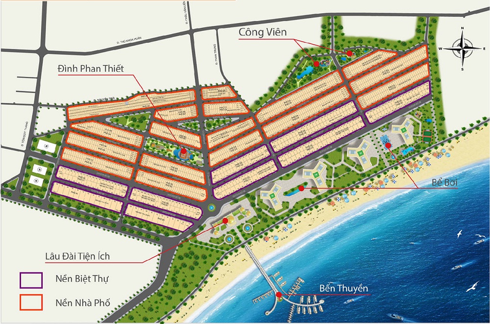 Cần bán đất nền ocean dunes nhà phố mặt tiền Mậu Thân – dự án Ocean dunes